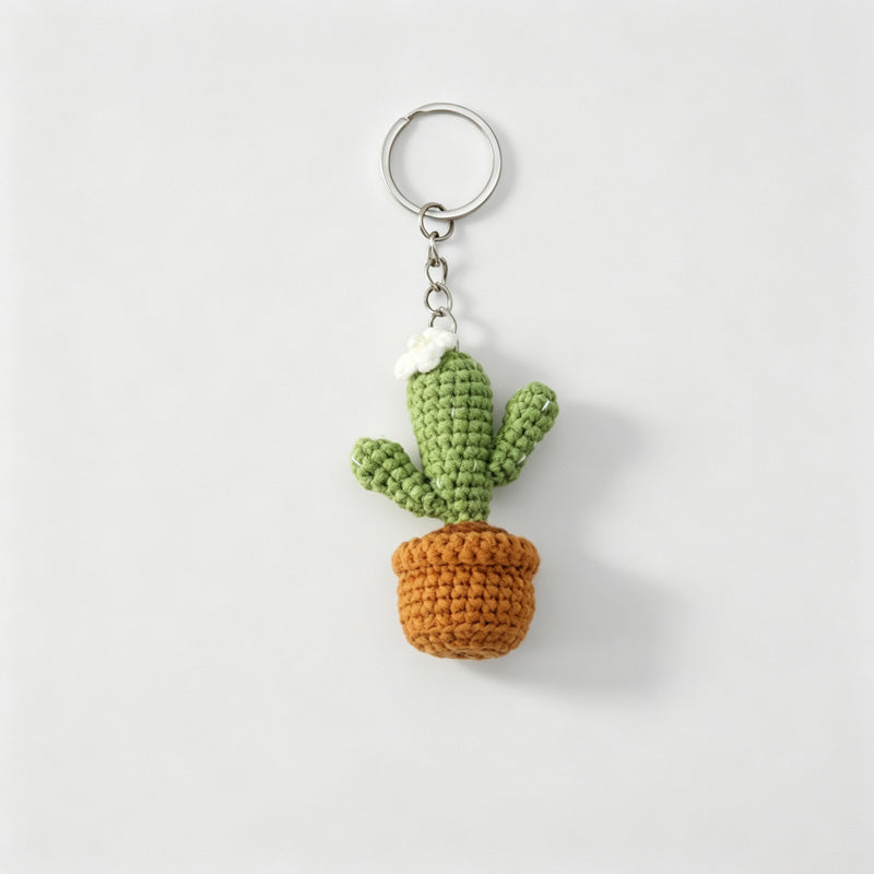 Mini Cactus Keychain