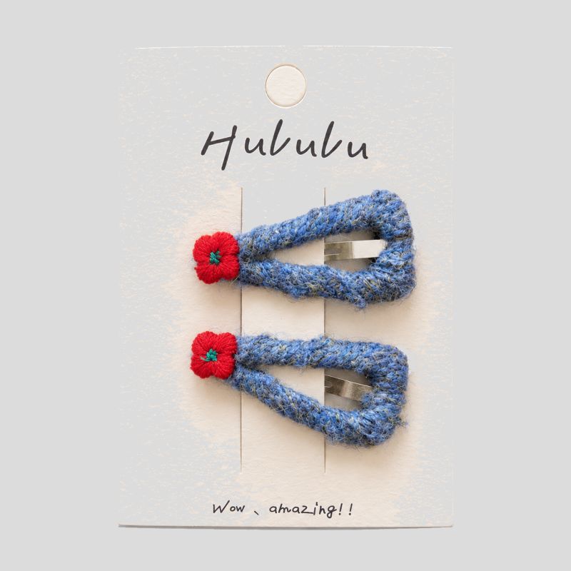 Knitted BB Hair Clips