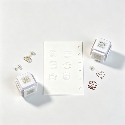 Six‑Sided Rotatable Light‑Sensitive Stamp