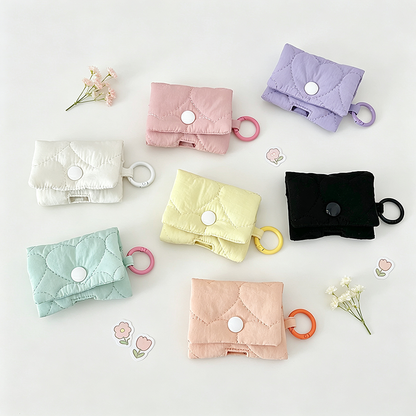 Quilted Earbud Carry Case