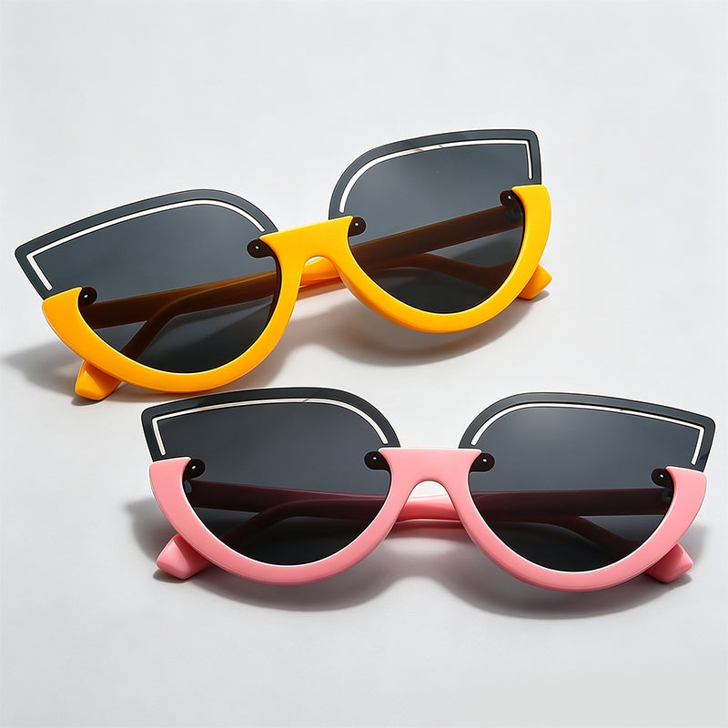 Hollow Cutout Cat Eye Women Sunglasses