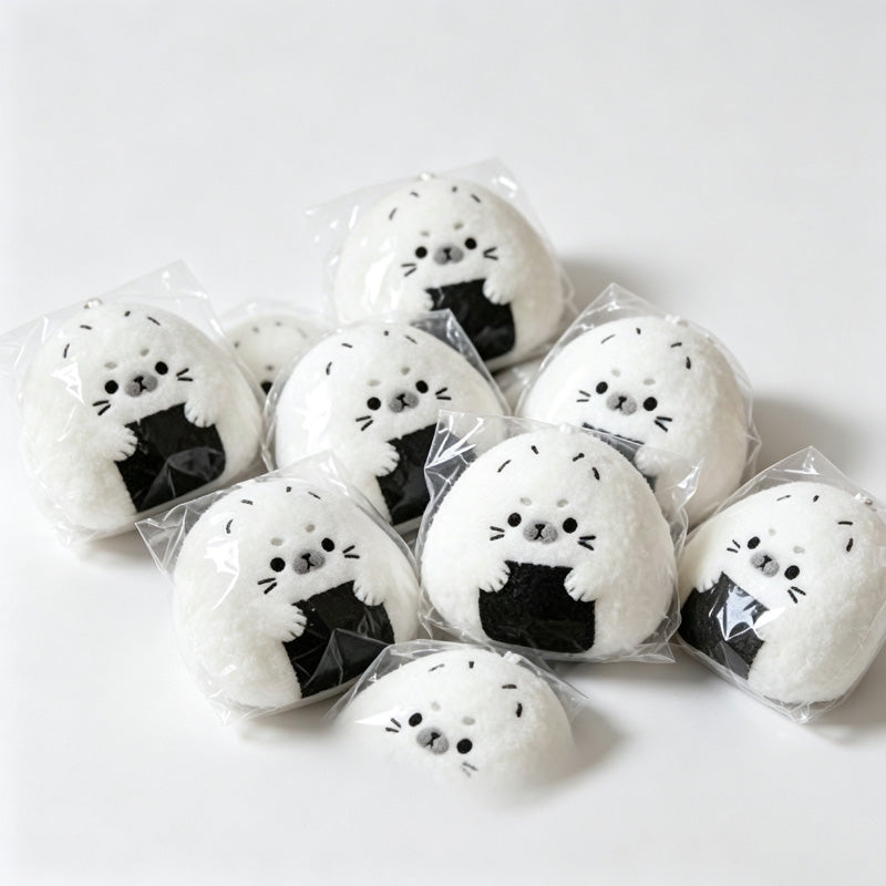 Seal Rice Ball Toy Charm