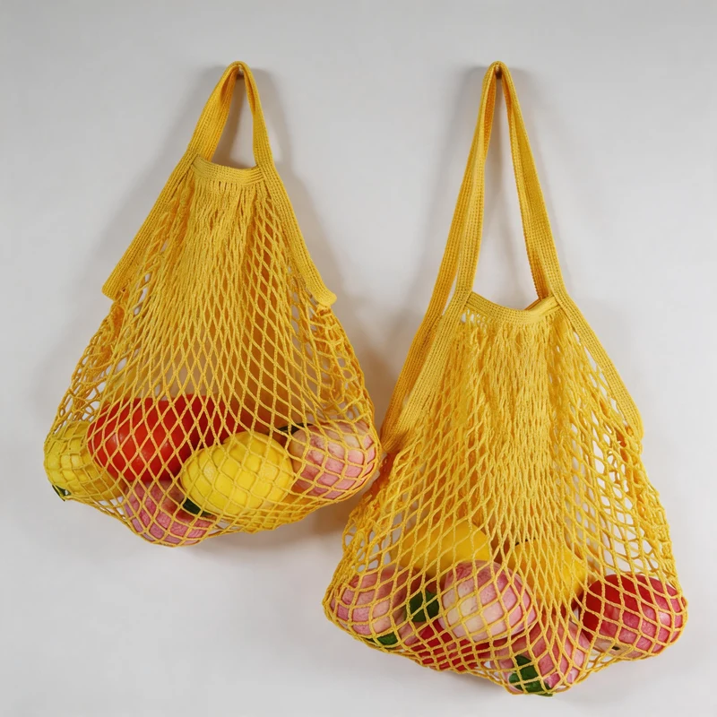 Pastel Hollow-out Mesh Shoulder Bag