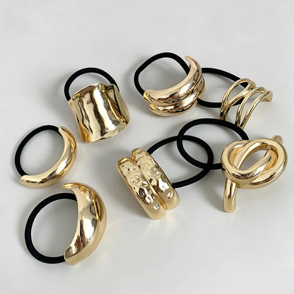 Metallic Arch Hair Tie