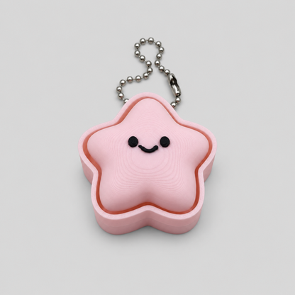 Star Shape Clicker Stress Keychain