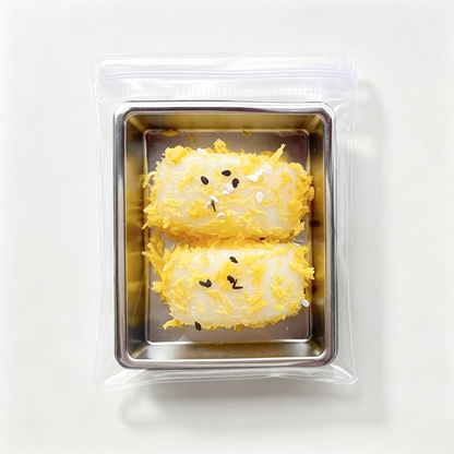 Steamed Bun Plate Squeeze Toy Charm