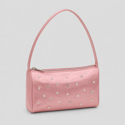 Pearl Stud Handle Bag