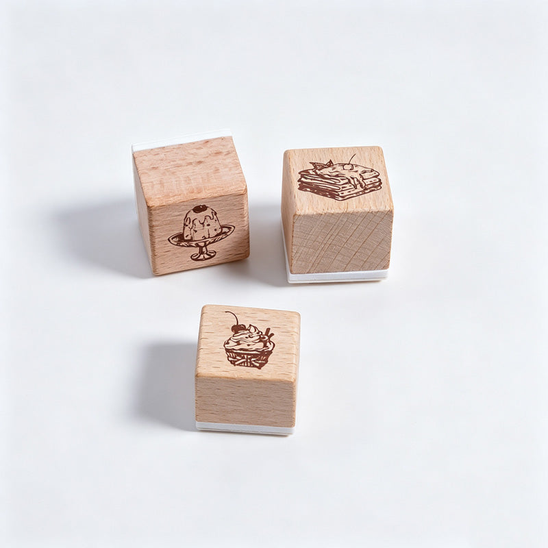 Sweet Bakery Wood Stamps Set