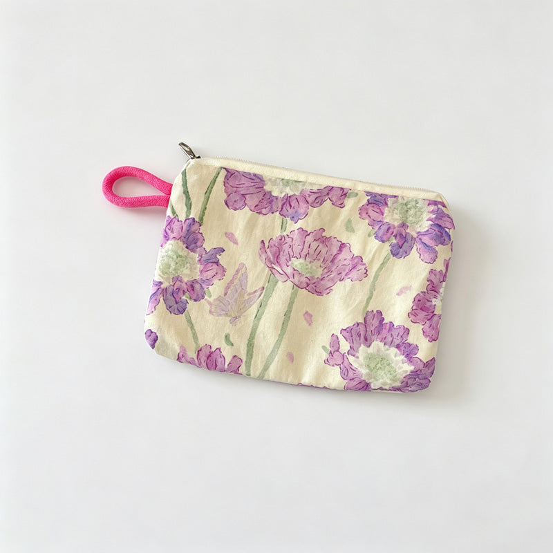 Floral Mini Card Pouche