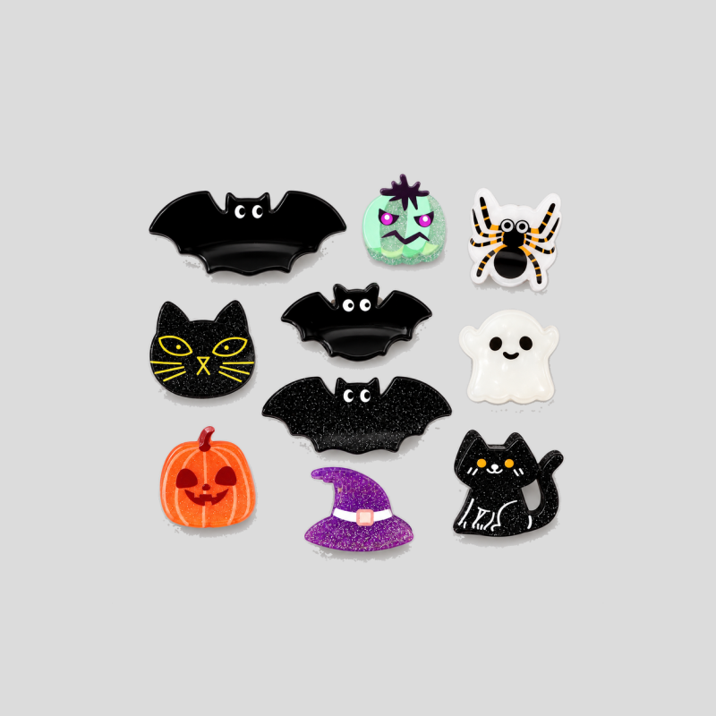 Halloween Themed Hair Clips
