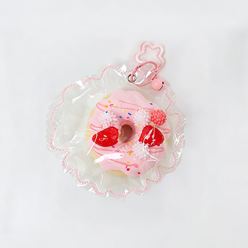 Donut Shape Squishy Toy Charm