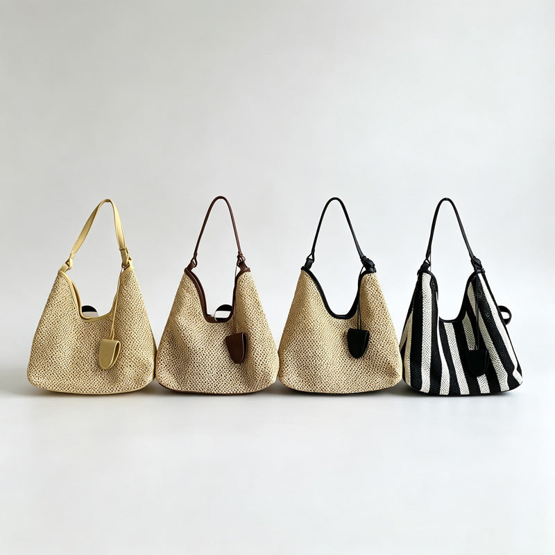 Graphic Stripe Market Tote