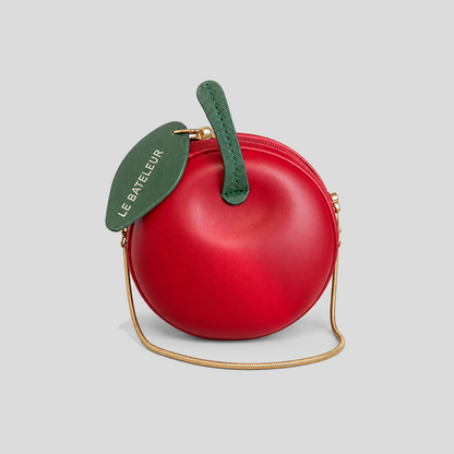 Apple Shaped Crossbody Bag