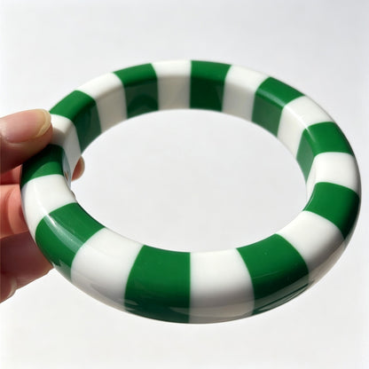 Striped Chunky Bangle