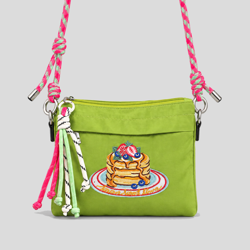 Embroidered Mini Square Phone Crossbody Bags