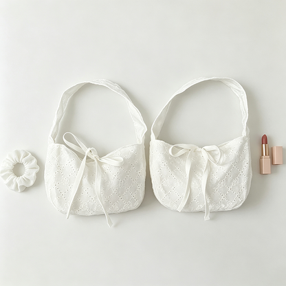 Ruched Drawstring Handbag