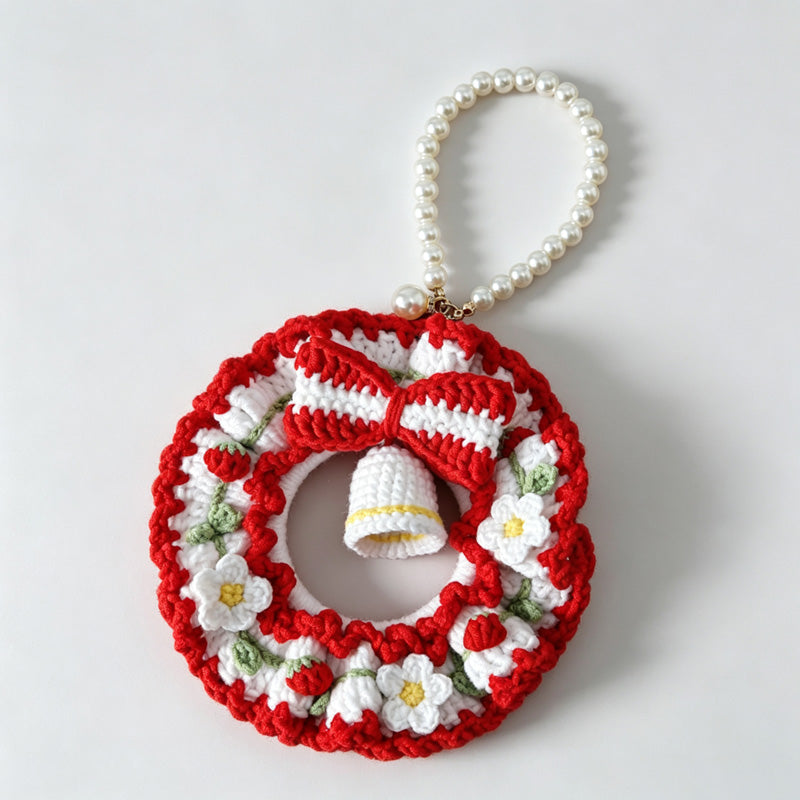 Floral Wreath Hanger Charm