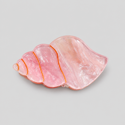 Seashell Pearlescent Hair Claw Clip