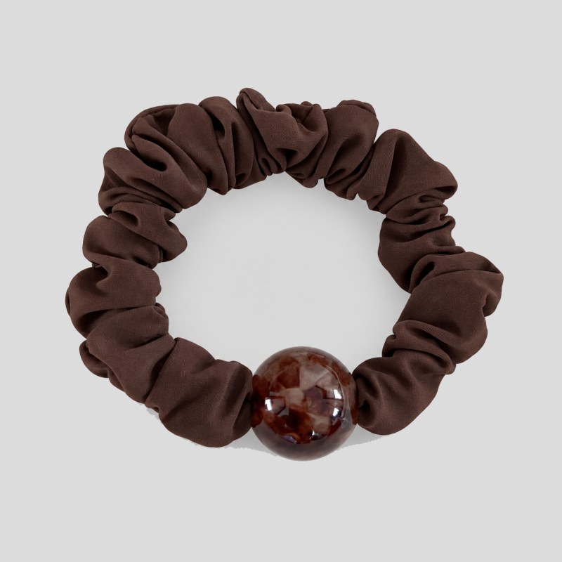 Leopard Print Fabric Hair Ties