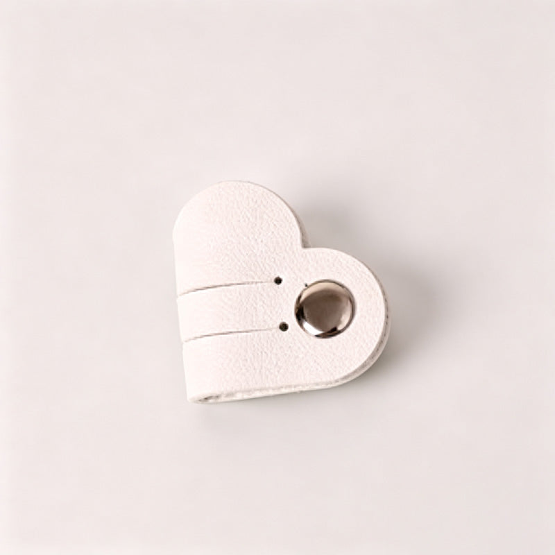 Heart Faux PU Cable Winder