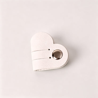 Heart Faux PU Cable Winder