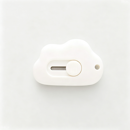 Cloud Shaped Mini Retractable Box Cutter