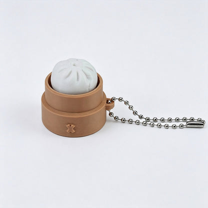 Large Siomai Steamer Fidget Keychain