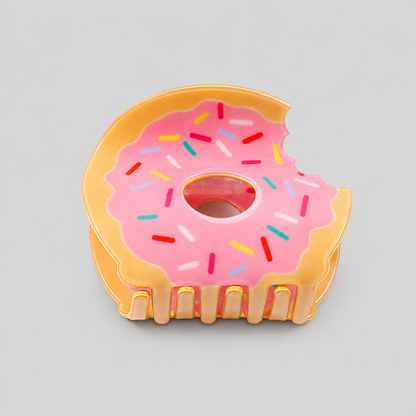 Bitten Donut Hair Claw Clip