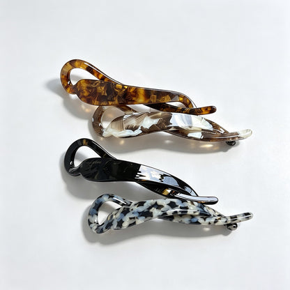 Acetate Twist Hair Banana Clip