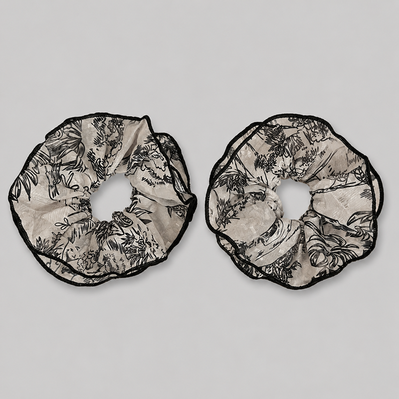 Ink Floral Print Oversized Ruf - Shopdayla Wholesale - #1554