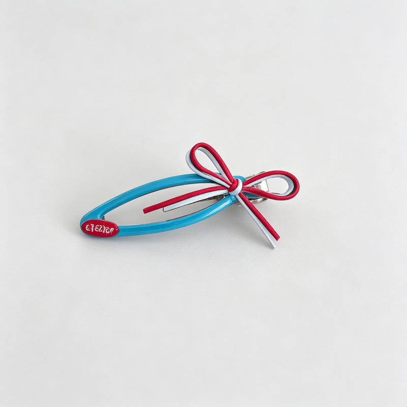 Bow Decor Alloy BB Hair Clips
