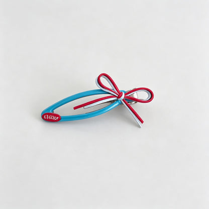 Bow Decor Alloy BB Hair Clips