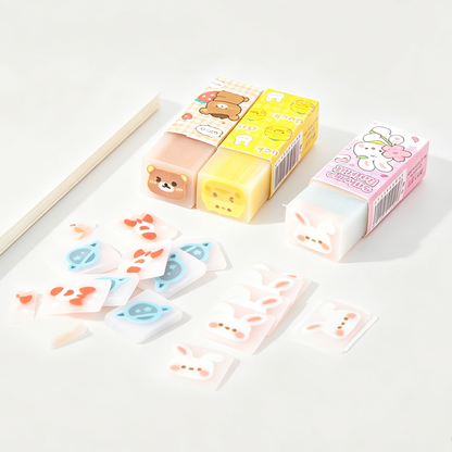 Sliceable Pattern Rubber Eraser