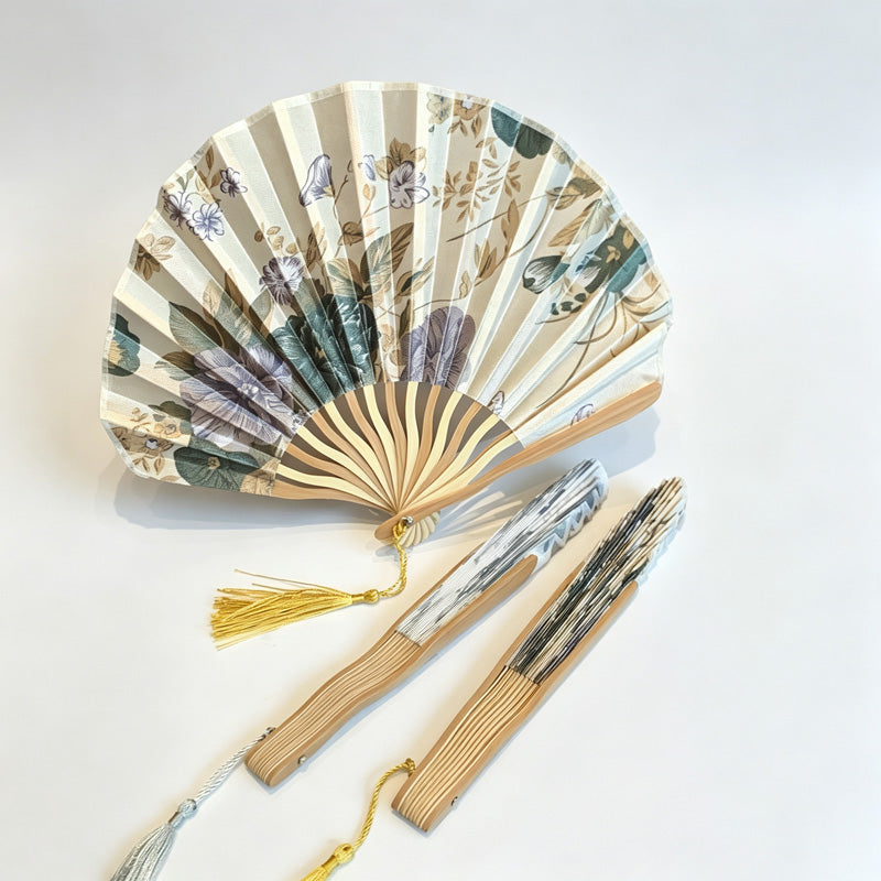 Shell Shape Folding Fan