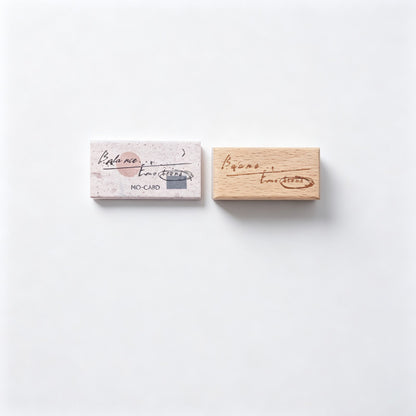 Holiday Label Wood Stamps