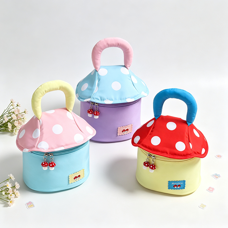 Mushroom Shaped Makeup Bag