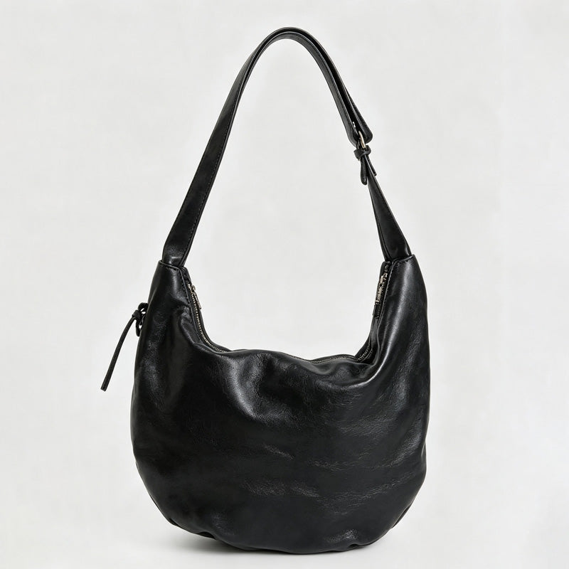 Scarf Detail Shoulder Bag