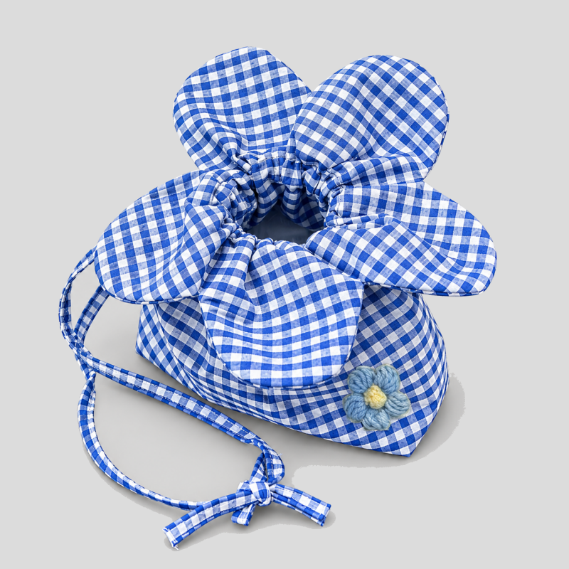 Flower Bucket Crossbody Shoulder Bag