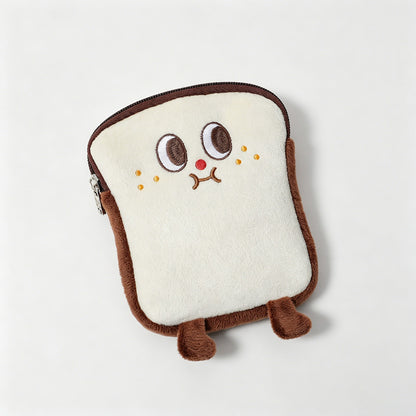 Toast Character Zip Pouch
