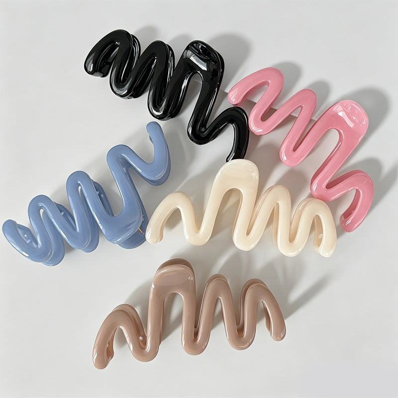 Large Wave Pattern Shark Claw - Shopdayla Wholesale - #3042