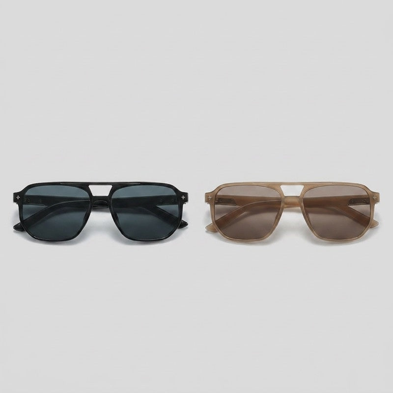 Double Bridge Pilot Fashion Sunglasses