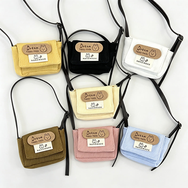 Mini Doll Canvas Crossbody Bag