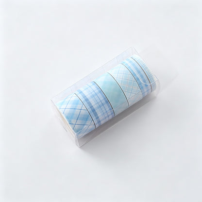 Plaid Print Washi Tape Set