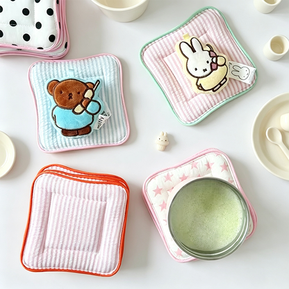 Quilted Fabric Drink Coaster