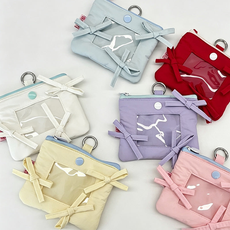 Bow Knot Card Holder Wallet