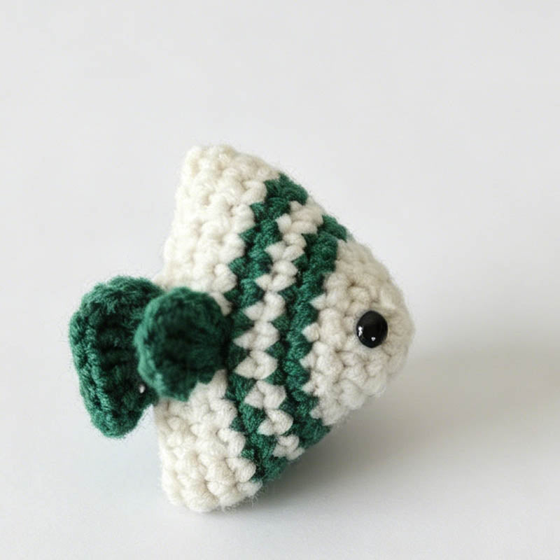Cute Crochet Fish Brooch Pin f - Shopdayla Wholesale - #0530