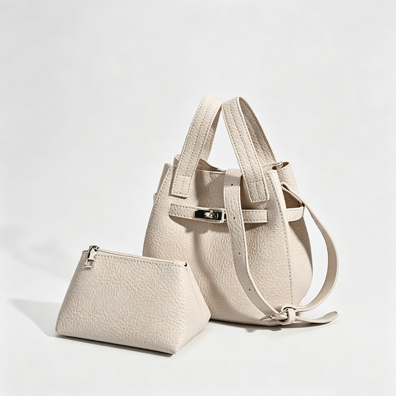 Buckle Tote Handle Bag