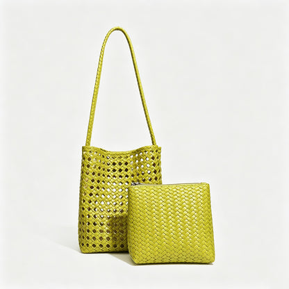Hollow Woven Shoulder Bag
