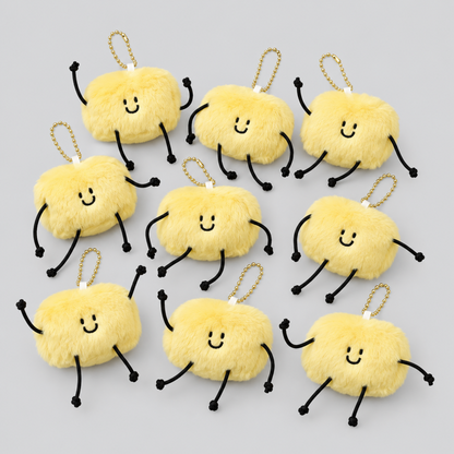Funny Butter Soft Keychain Bag Charms