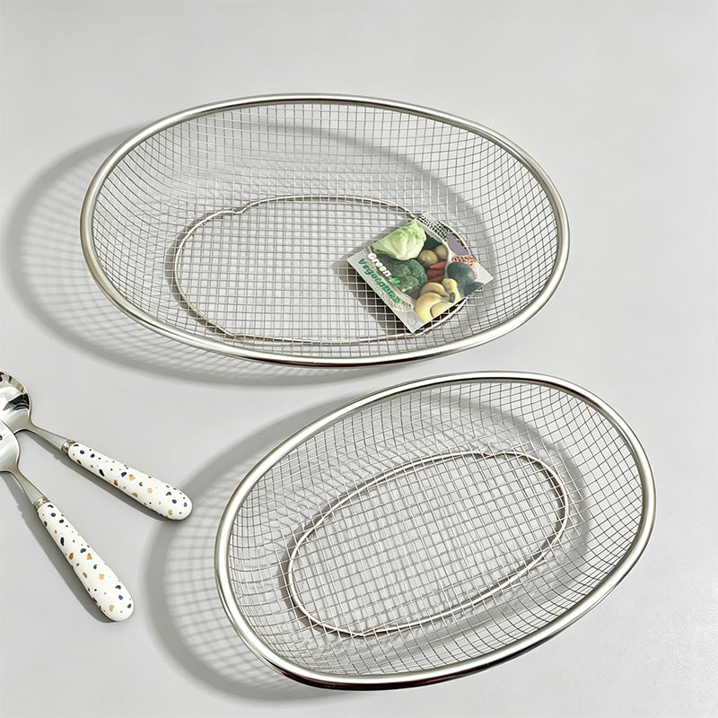 Stainless Steel Oval Drain Basket